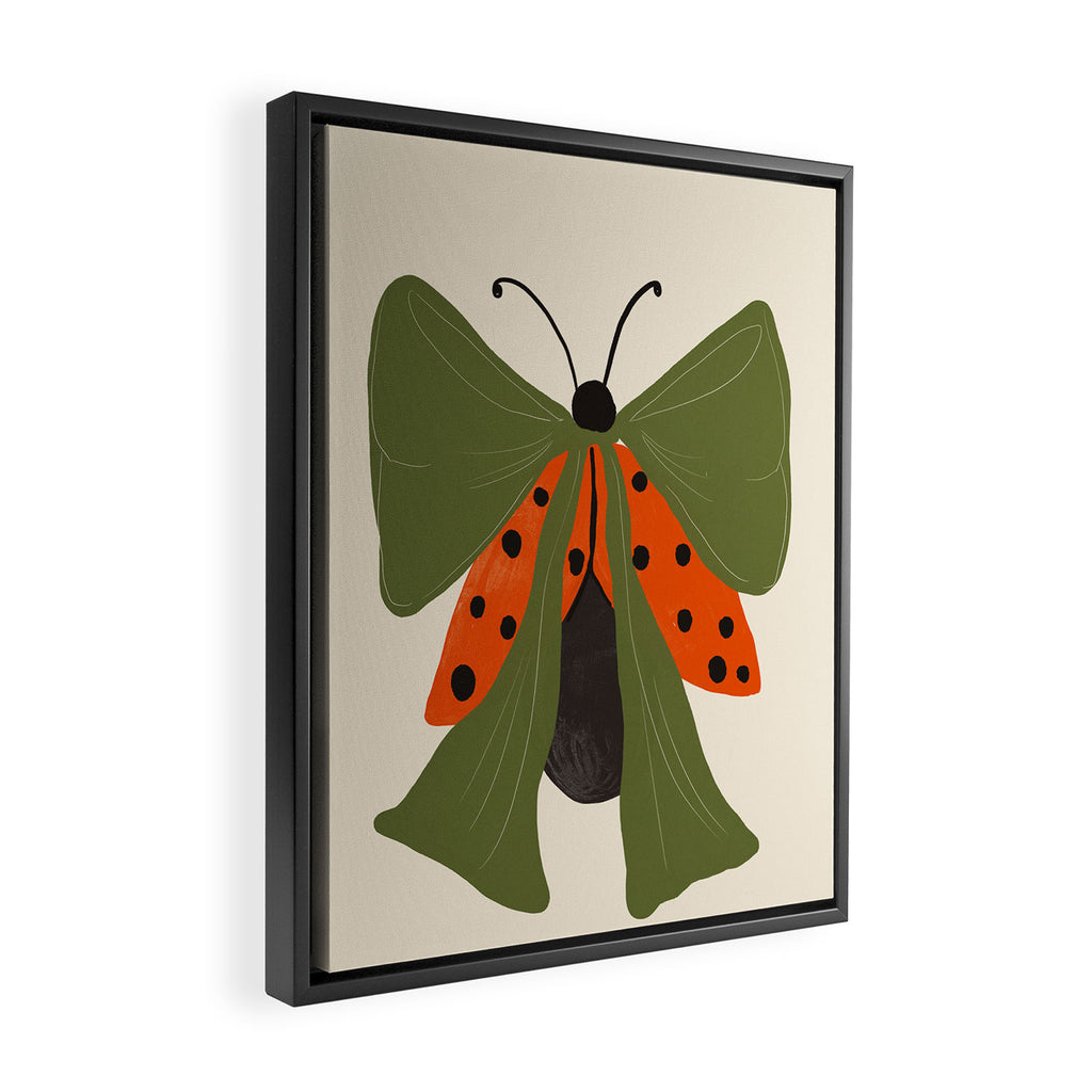 Lady in Flight Framed Canvas Print Gallery Image 2