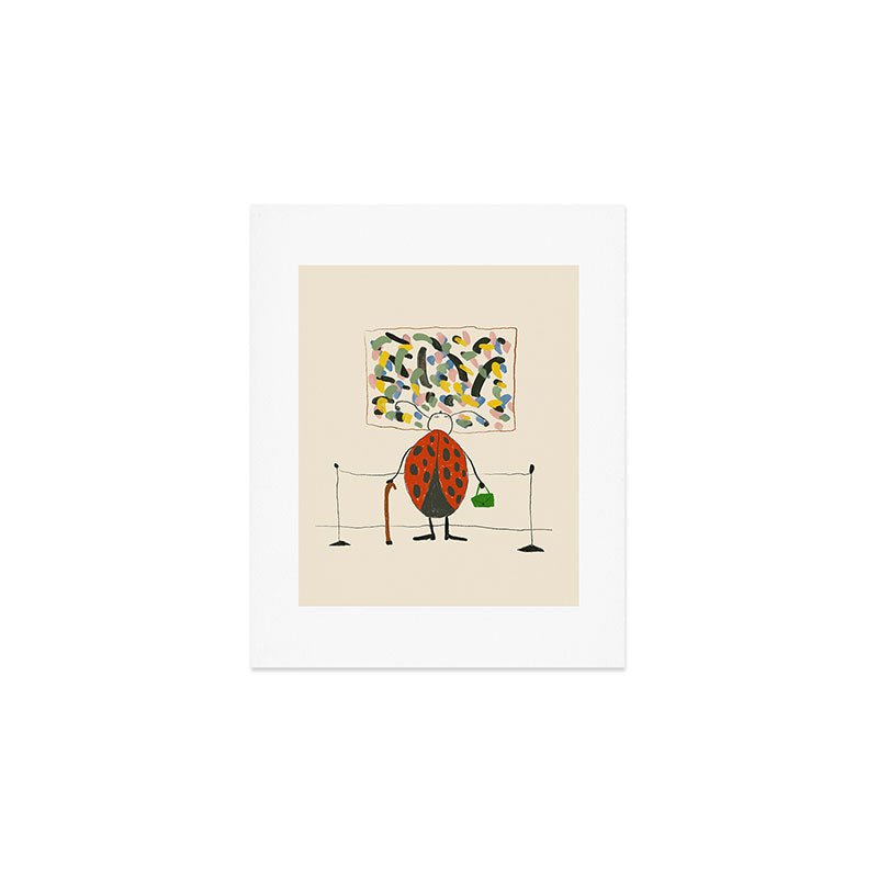 Ladybug at the Museum Art Print Gallery Image 1