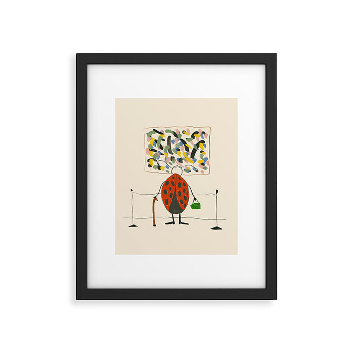 Ladybug at the Museum Framed Art Print Gallery Image 1