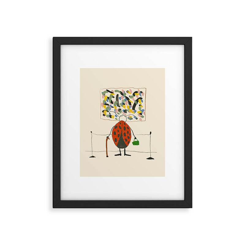 Ladybug at the Museum Framed Art Print Gallery Image 4