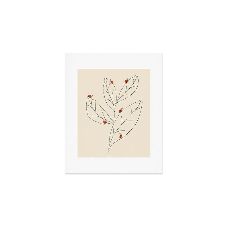 Ladybug Lane Art Print Gallery Image 1