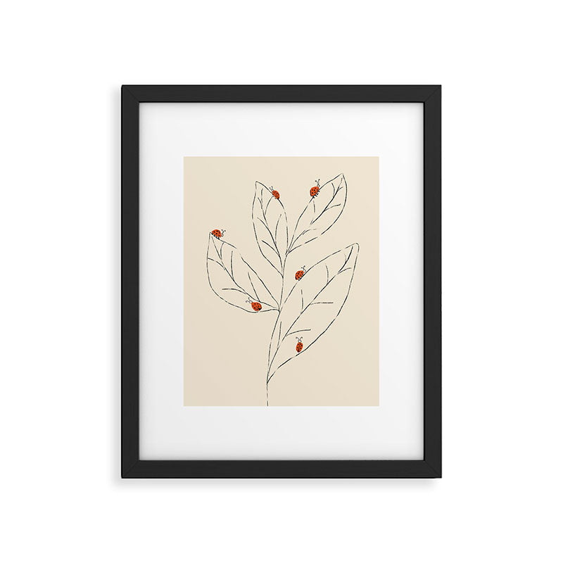 Ladybug Lane Framed Art Print Gallery Image 4