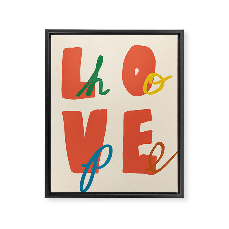Love and Hope Framed Canvas Print Gallery Image 6