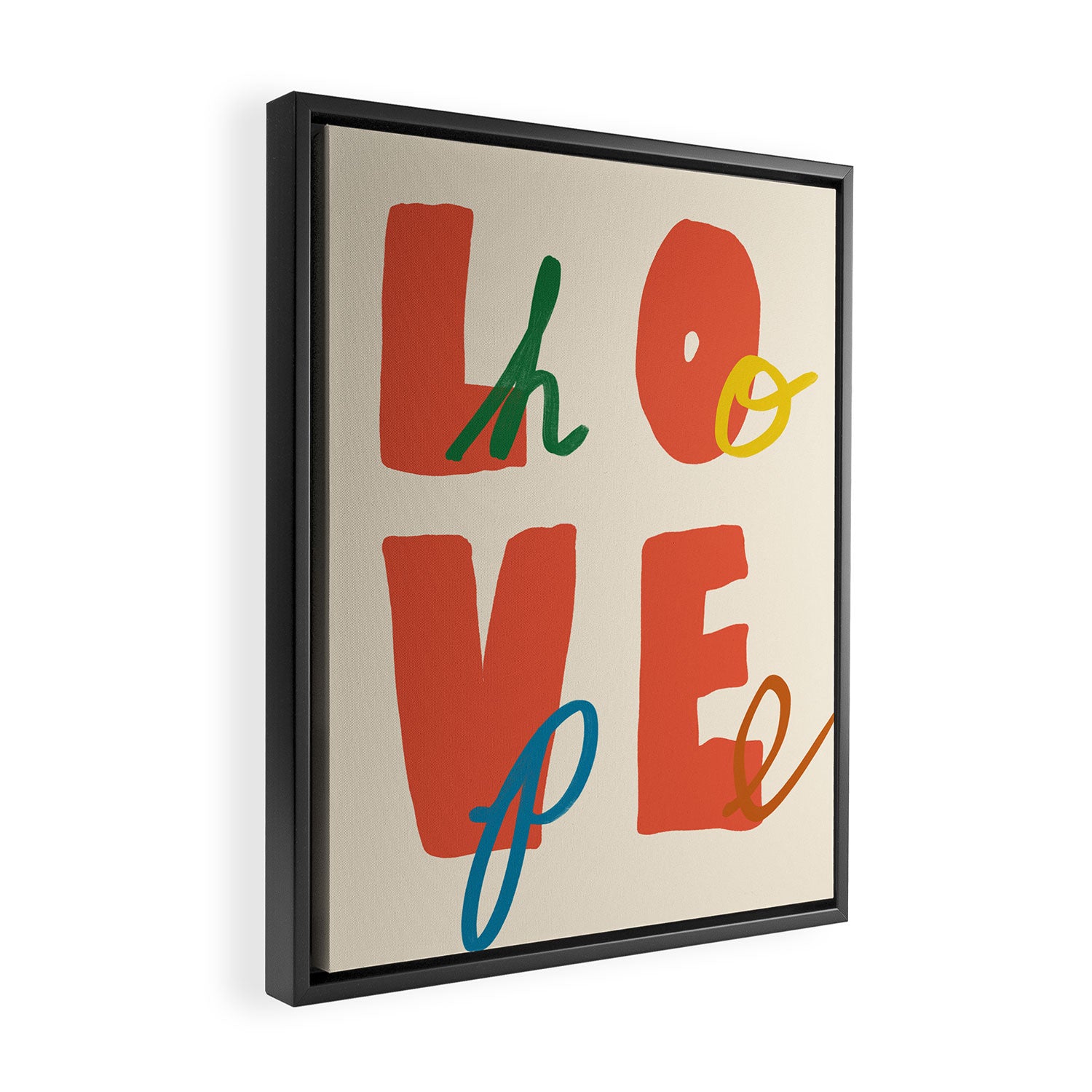 Love and Hope Framed Canvas Print Gallery Image 2