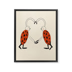 Lovebugs Framed Canvas Print Gallery Image 6