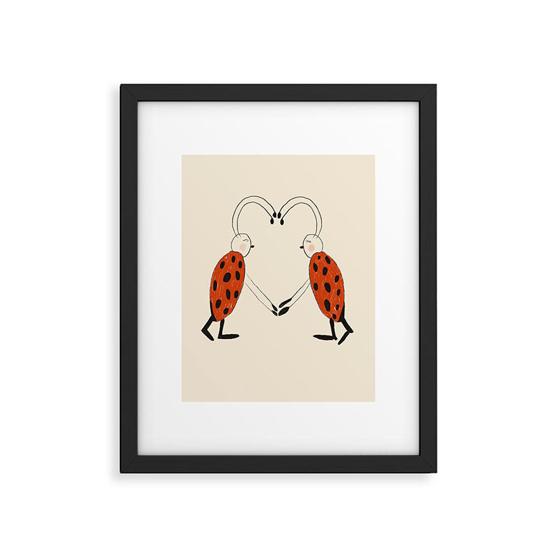 Lovebugs Framed Art Print Gallery Image 5