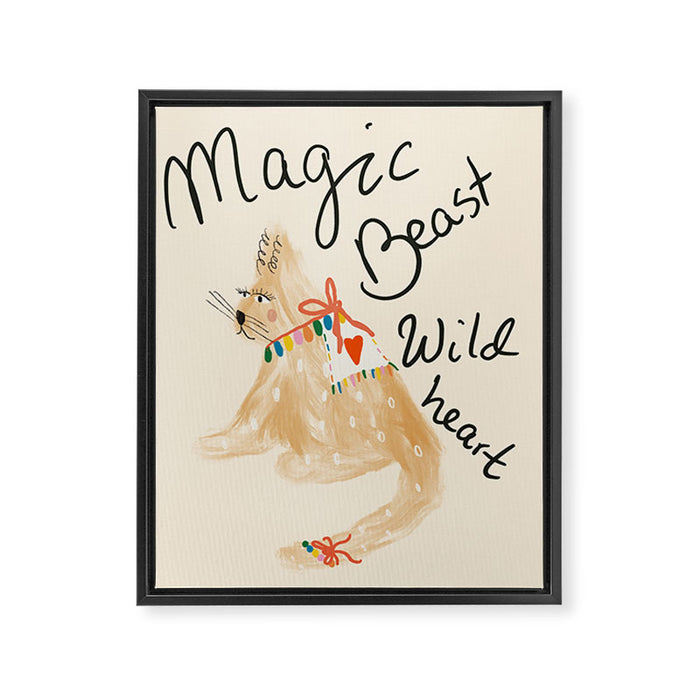 Magic Beast Framed Canvas Print Gallery Image 1