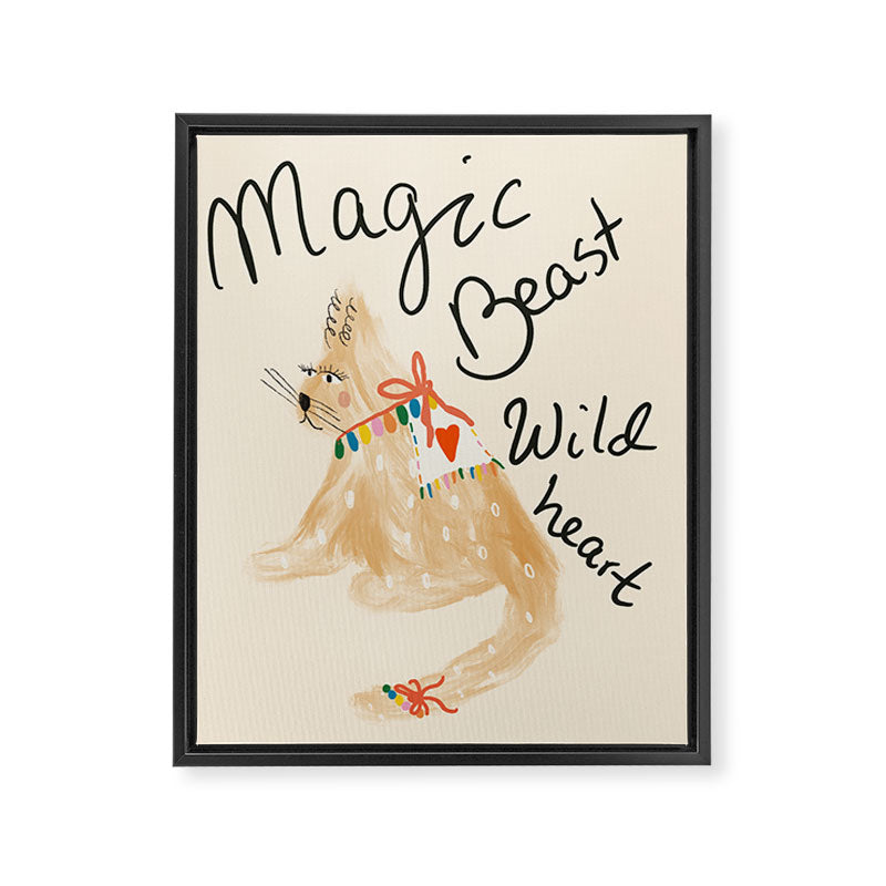 Magic Beast Framed Canvas Print Gallery Image 6