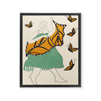 Monarch Dancer Framed Canvas Print Gallery Image 6