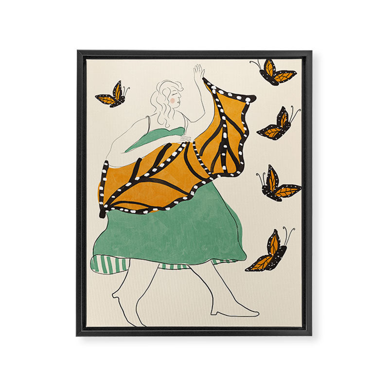 Monarch Dancer Framed Canvas Print Gallery Image 6