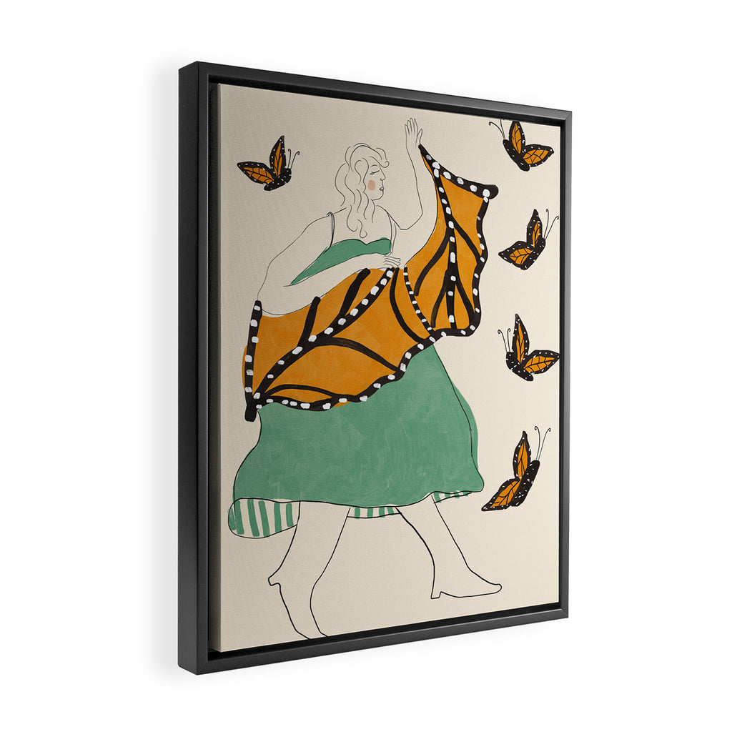 Monarch Dancer Framed Canvas Print Gallery Image 2