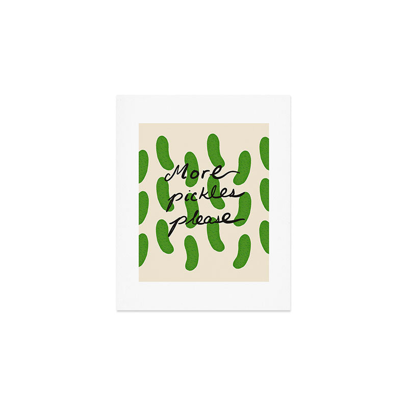 More Pickles Please Art Print Gallery Image 1