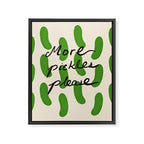 More Pickles Please Framed Canvas Print Gallery Image 6