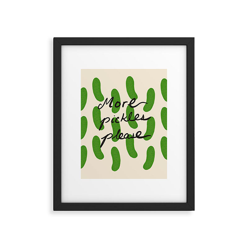More Pickles Please Framed Art Print Gallery Image 5