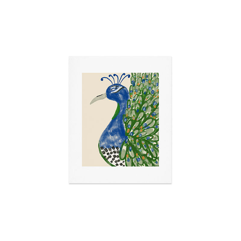 Peacock Art Print Gallery Image 1