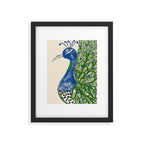 Peacock Framed Art Print Gallery Image 5