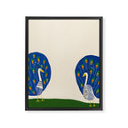Peacocks Framed Canvas Print Gallery Image 6