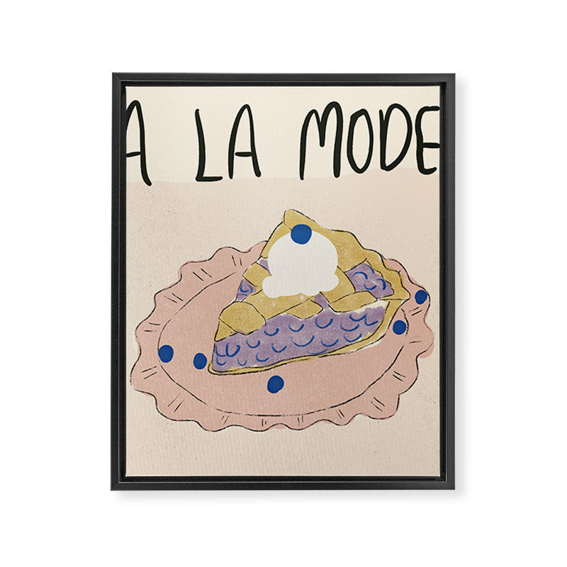 Pie A La Mode Framed Canvas Print Gallery Image 6