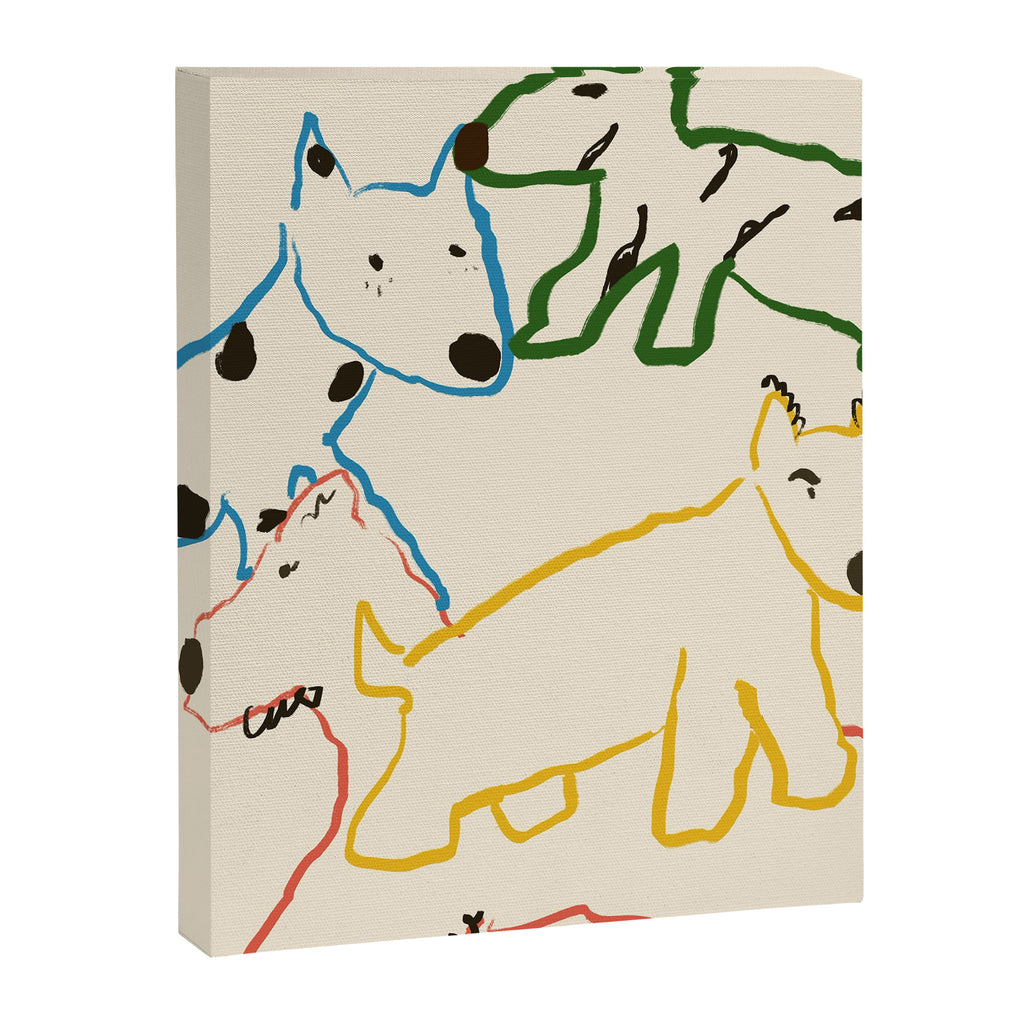 Playful Pups Canvas Print Gallery Image 6