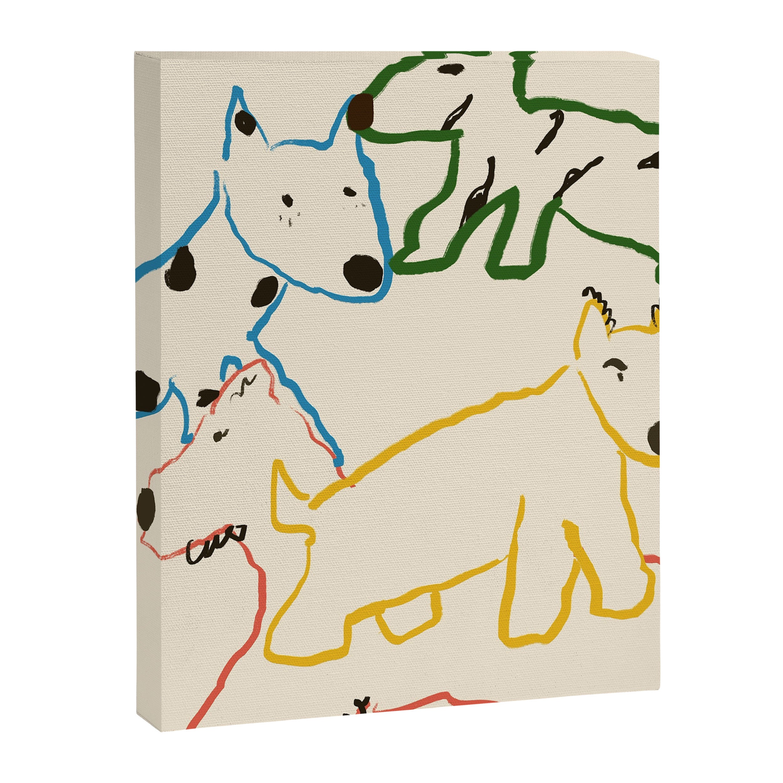 Playful Pups Canvas Print Gallery Image 6