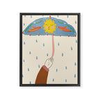 Rainy Day Framed Canvas Print Gallery Image 6