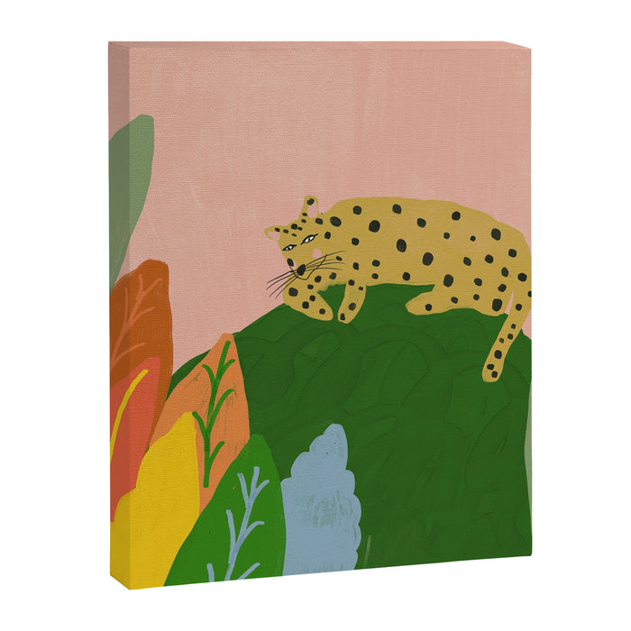 Resting Leopard Canvas Print Gallery Image 1