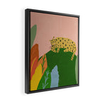 Resting Leopard Framed Canvas Print Gallery Image 2