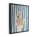 Seashells and Seaglass Framed Canvas Print Gallery Image 2