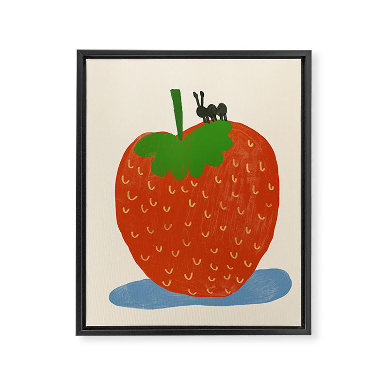 Strawberry Ant Framed Canvas Print Gallery Image 6