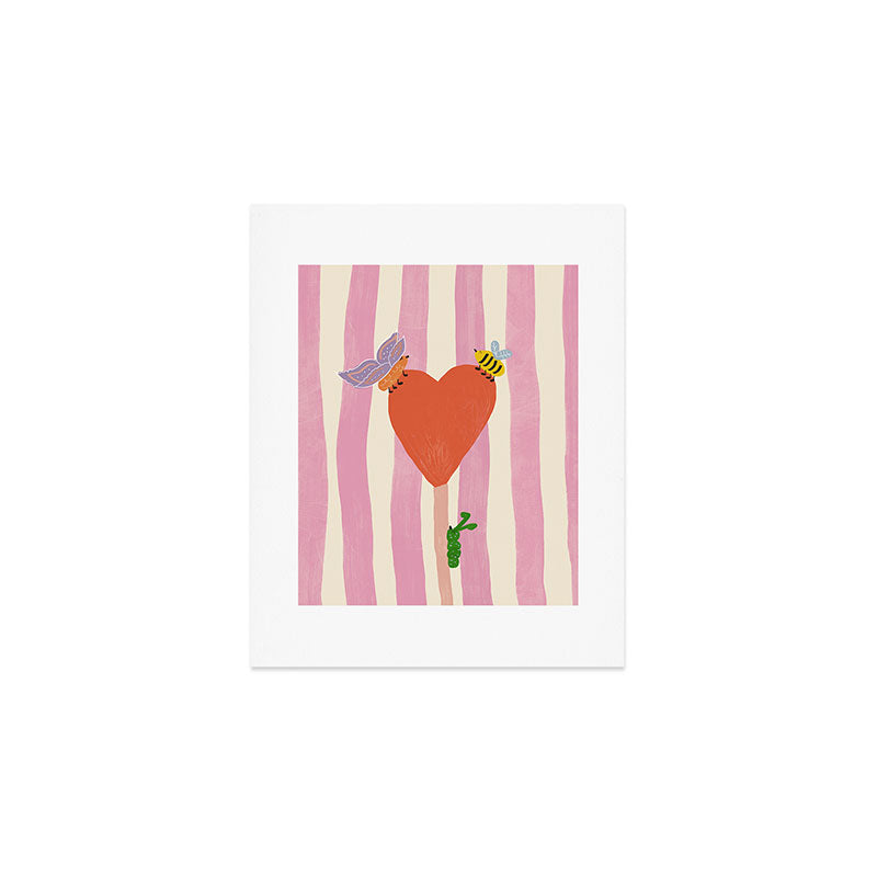 Sweetheart Lollipop Art Print Gallery Image 1