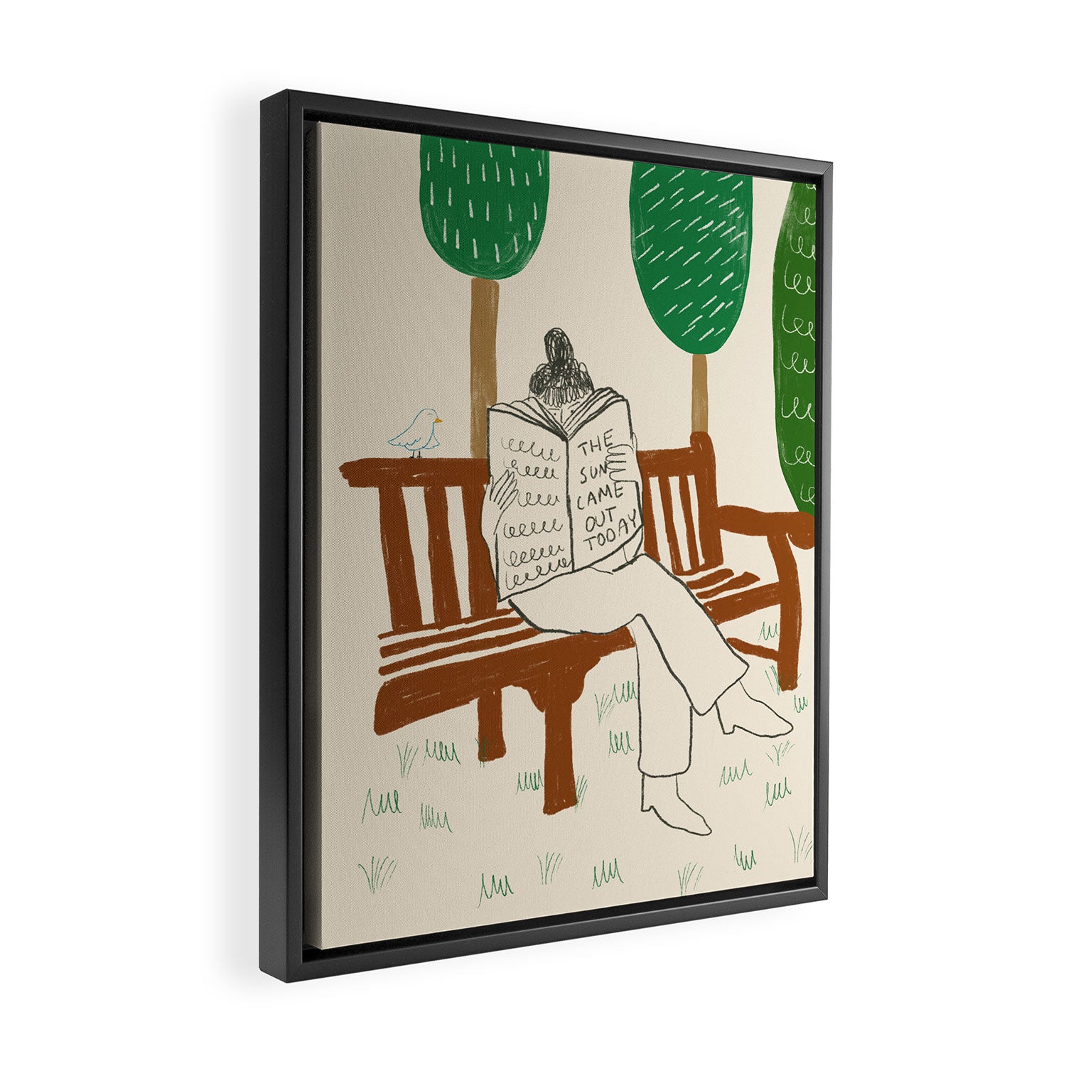 The Sun Came Out Framed Canvas Print Gallery Image 2