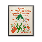 Veggies and Fruits Oh My Framed Canvas Print Gallery Image 6