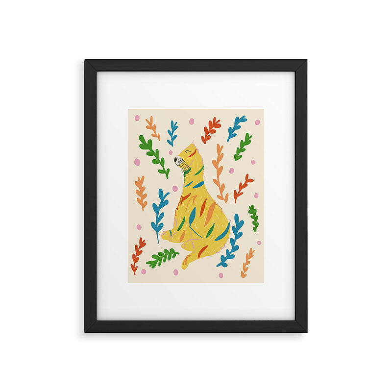 Wild Tiger Framed Art Print Gallery Image 5