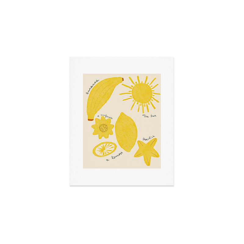 Yellows Art Print Gallery Image 1