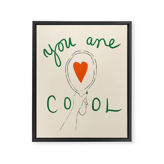 You Are Cool Framed Canvas Print Gallery Image 1
