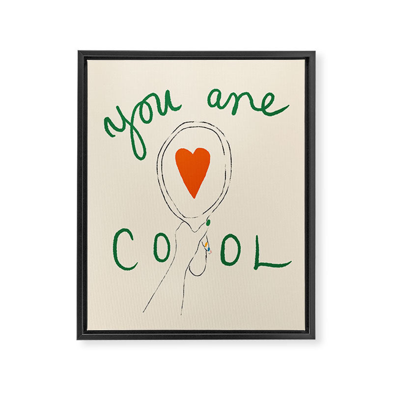 You Are Cool Framed Canvas Print Gallery Image 6