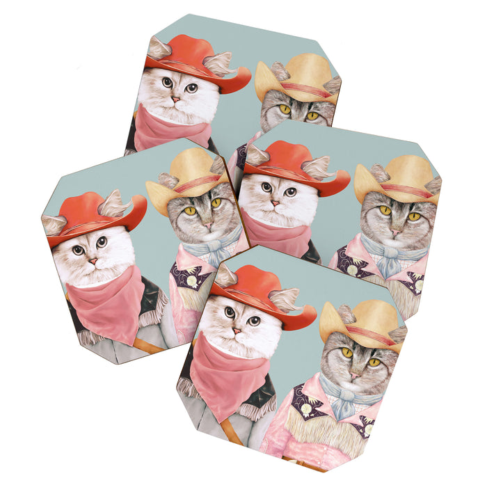 Cowboy Cats Coaster Gallery Image 1