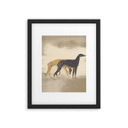 Two Sighthounds Framed Art Print Gallery Image 6