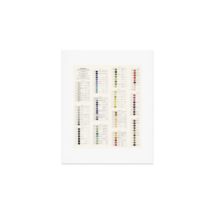 Werner's nomenclature of colour Version II Art Print Gallery Image 1
