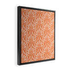 Boho salmon Framed Canvas Print Gallery Image 2