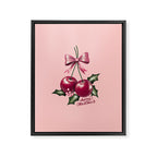 Cherry Christmas Framed Canvas Print Gallery Image 8