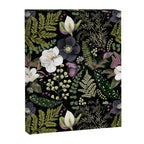 Dark Mystical Garden Botanical Pattern Canvas Print Gallery Image 8