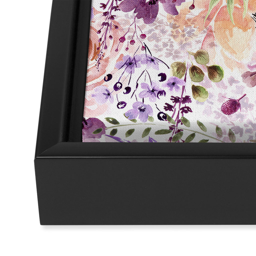 Floral Chaos Framed Canvas Print Gallery Image 3