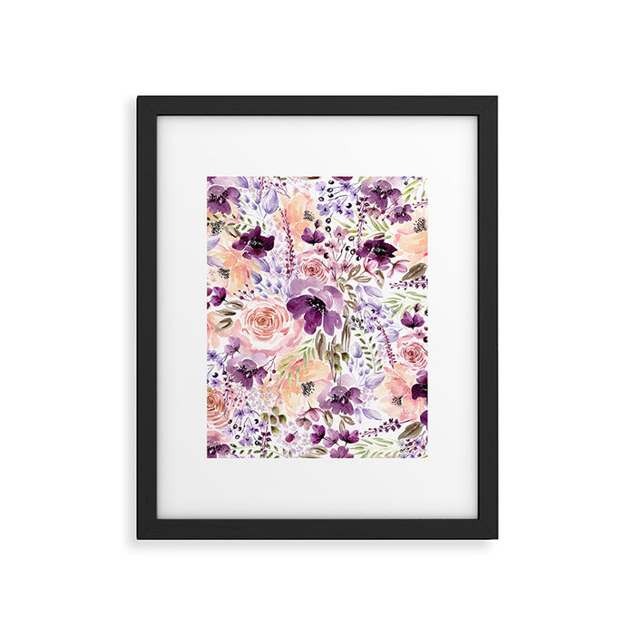 Floral Chaos Framed Art Print Gallery Image 1