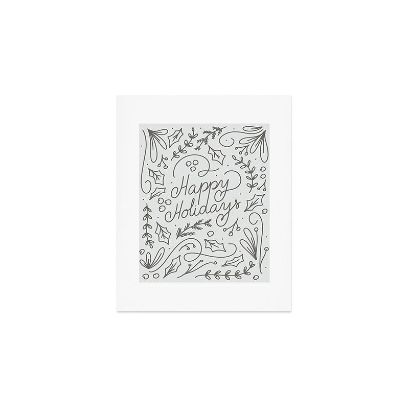 Happy Holidays Art Print Gallery Image 1