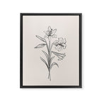 Lilies Framed Canvas Print Gallery Image 6