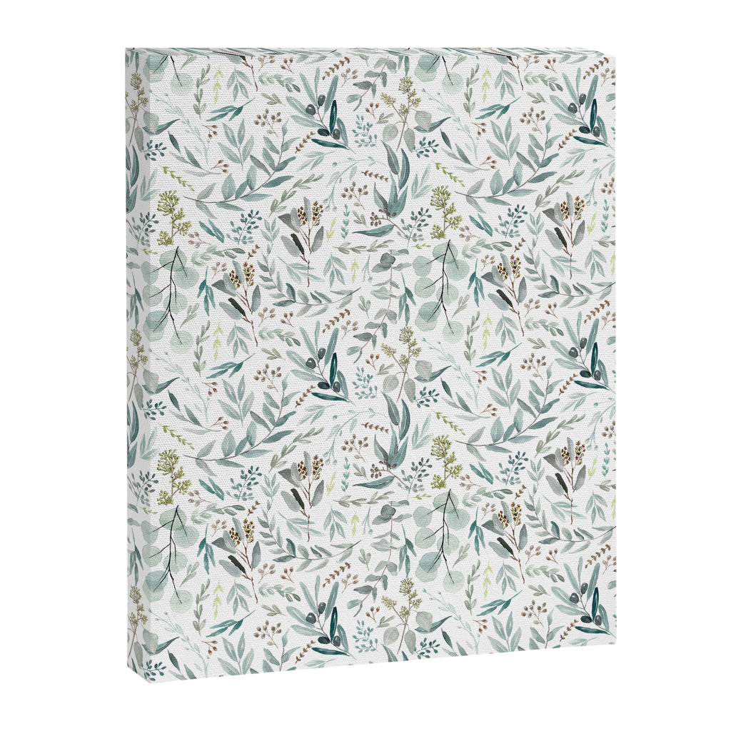 Little Eucalyptus Botanical Pattern Canvas Print Gallery Image 8