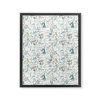 Little Eucalyptus Botanical Pattern Framed Canvas Print Gallery Image 8