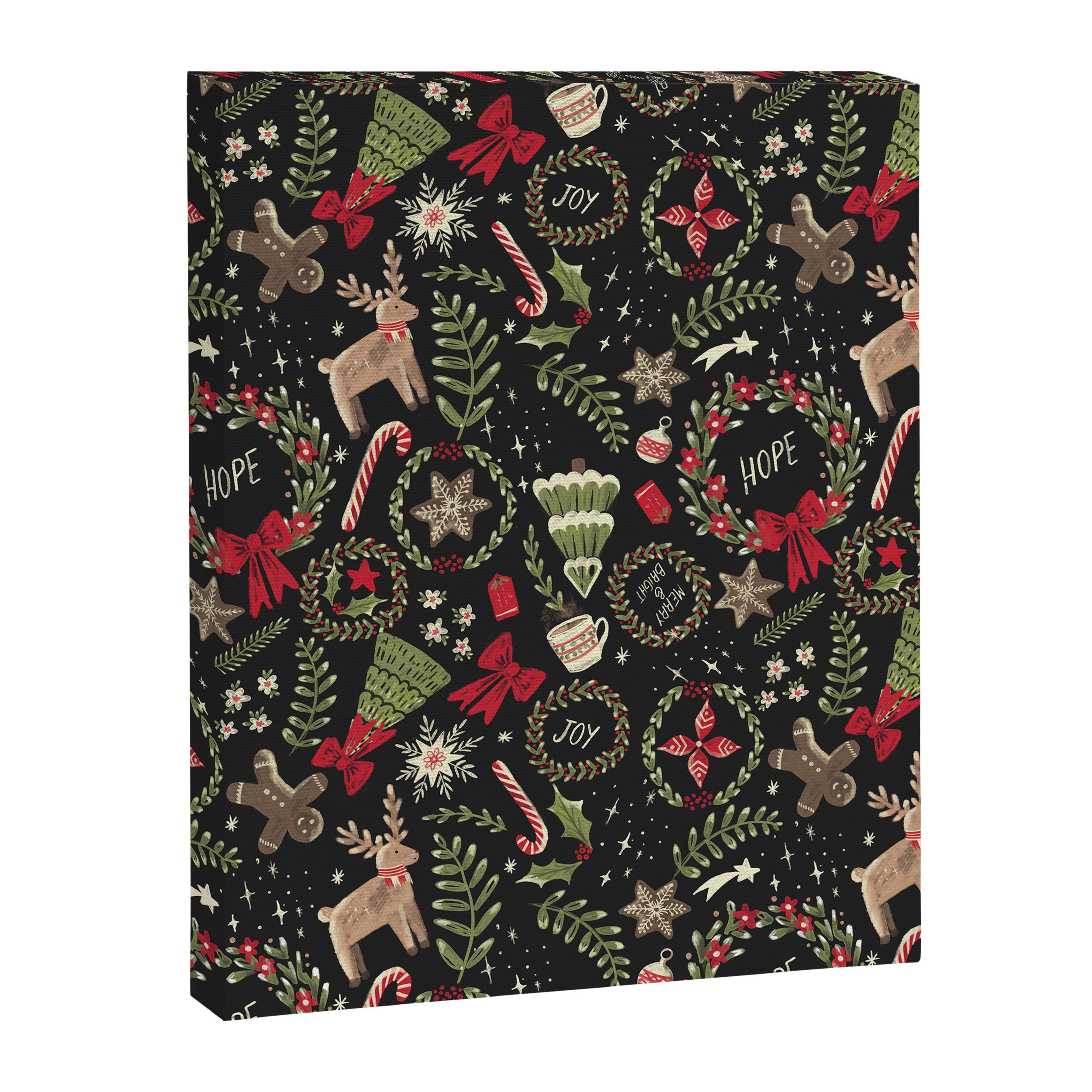 Magical Christmas - Black Canvas Print Gallery Image 8