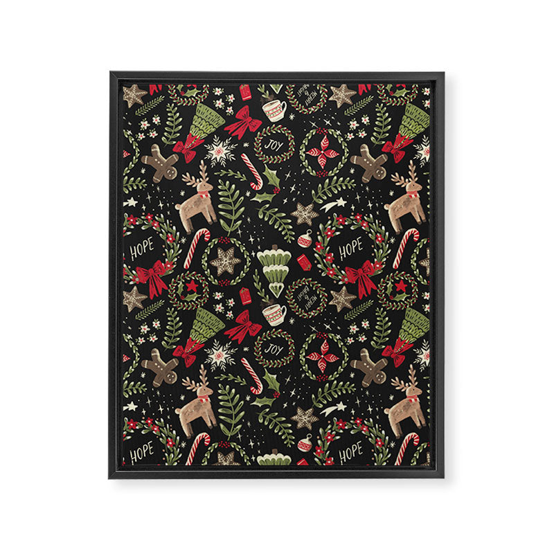Magical Christmas - Black Framed Canvas Print Gallery Image 8
